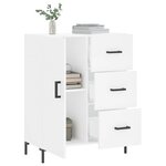 vidaXL Buffet blanc 69 5x34x90 cm bois d'ingénierie