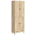vidaXL Ensemble de Meubles 2 Pièces Chêne Sonoma Bois d'ingénierie