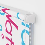 vidaXL Store enrouleur de douche avec cassette largeur du tissu 56 cm