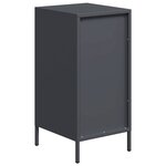 vidaXL Buffet anthracite 35x39x73 5 cm acier laminé à froid
