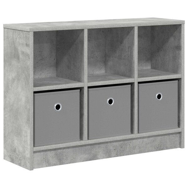 vidaXL Buffet Gris béton 73 5 x 22 5 x 53 5 cm