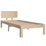 vidaXL Cadre de lit sans matelas 75x190 cm