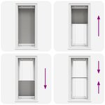 vidaXL Store plissé anthracite 55x100 cm largeur du tissu 54 4 cm