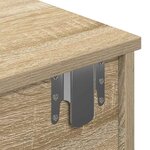 vidaXL Étagère murale avec tiroirs chêne sonoma bois d'ingénierie