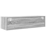 vidaXL Meuble TV sonoma gris 100x31x25 5 cm bois d'ingénierie
