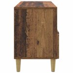 vidaXL Meuble TV Bois ancien 102 x 34 5 x 50 cm Bois d'ingénierie