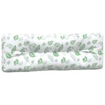 vidaXL Coussins de palette lot de 5 motif de feuilles tissu