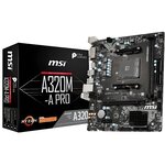 Msi a320m-a pro max carte mère amd a320 emplacement am4 micro atx