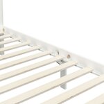 vidaXL Cadre de lit à baldaquin sans matelas bois massif 90x200 cm