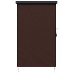 vidaXL Store enrouleur Marron 60 x 250 cm Tissu et Aluminium