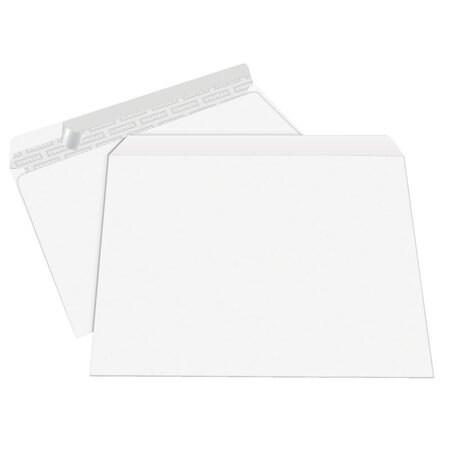 Enveloppe blanche premium c4 229 x 324 mm 100g sans fenêtre, ouverture grand côté - bande autoadhésive (boîte 250 unités)