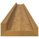vidaXL Étagère Murale 2 Pièces Beige 115 x 9 x 3 cm Bois d'ingénierie