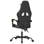 vidaXL Chaise de jeu Noir et doré Similicuir