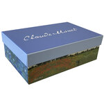 Coffret de tasses et sous-tasses en céramique claude monet