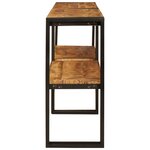 vidaXL Table console 160x33x75 cm en bois brut de manguier