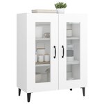 vidaXL Buffet blanc 69 5x34x90 cm bois d'ingénierie