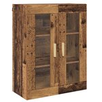 vidaXL Haut Armoire Bois Ancien 69 5 x 34 x 180 cm Bois d'ingénierie