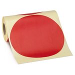 Pastille adhésive amovible en rouleau rouge 150 mm (lot de 250)