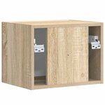 vidaXL Meuble TV mural Sonoma 60 x 31 x 29.5 cm Bois d'ingénierie