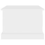 vidaXL Table basse blanc 50x50x35 cm bois d'ingénierie