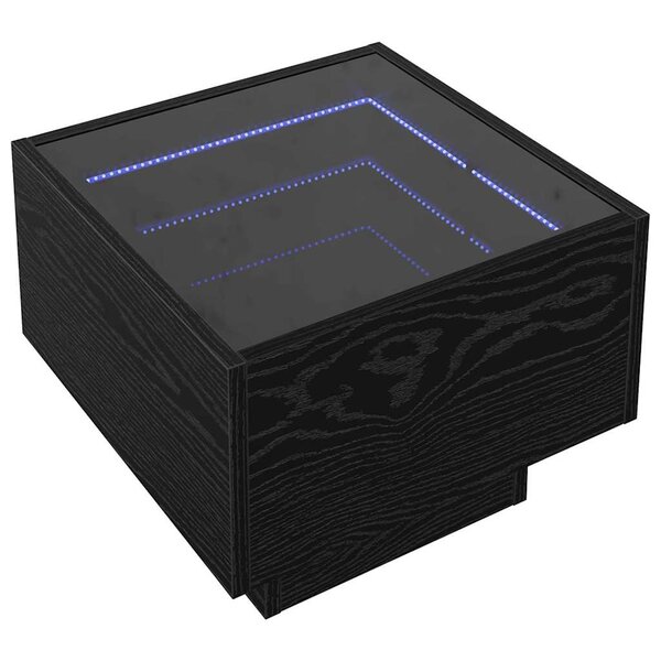 vidaXL Armoire de rangement Chêne noir 40 x 40 x 30 cm