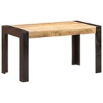 vidaXL Table de salle à manger 140x70x76 cm Bois de manguier brut
