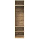 vidaXL Armoire chêne artisanal 50 x 50 x 200 cm Bois d'ingénierie