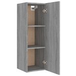 vidaXL Ensemble de meubles TV 4 Pièces Sonoma gris Bois d'ingénierie