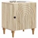 vidaXL Cabinet de chevet 2 Pièces Chêne Sonoma 43 x 34 5 x 50 cm