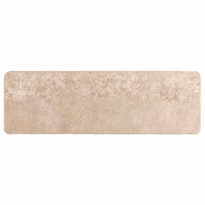 vidaXL Coureur de Tapis MARSA Beige 100 x 350 cm Polyester et PVC