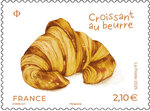 Timbre - Croissant au beurre - Lettre Internationale