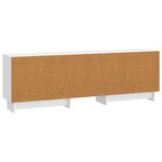 vidaXL Meuble TV 150 x 31 x 50 cm Blanc brillant Bois d’ingénierie