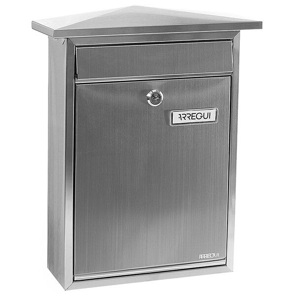 Boîte aux Lettres en Acier Inoxydable  Home E5717  Fond Étroit  Anti-pluie  Inox