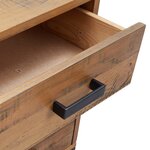 vidaXL Table de chevet Marron 40x30x55 cm Bois de pin massif