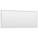vidaXL Miroir de salle de bain Blanc 90x1 5x37 cm Aggloméré