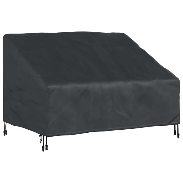 vidaXL Housse de banc de jardin 130 x 95 x 40 / 80 cm Tissu Oxford 420D