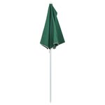 vidaXL Demi-parasol de jardin avec mât 180x90 cm Vert