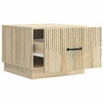 vidaXL Table basse Chêne Sonoma 49 x 50 x 37 cm Bois d'ingénierie