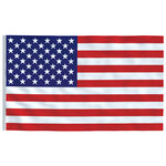 vidaXL Drapeau des États-Unis et mât 6 23 m Aluminium