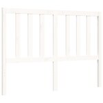 vidaXL Cadre de lit sans matelas blanc 140x190 cm bois de pin massif