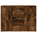 vidaXL Buffet chêne fumé 90 5x29 5x65 cm bois d'ingénierie