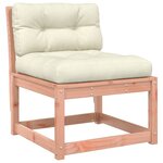 vidaXL Salon de jardin 7 Pièces avec coussins bois massif douglas