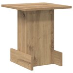vidaXL Table d'appoint Chêne artisanal 35 5 x 35 x 40 cm