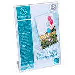 Porte-visuel Incliné Vertical A5 - Cristal - X 30 - Exacompta