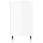vidaXL Armoire de salle de bain blanc brillant 80x33x60 cm