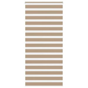 vidaXL Store zèbre marron sable largeur du tissu 110 9 cm polyester