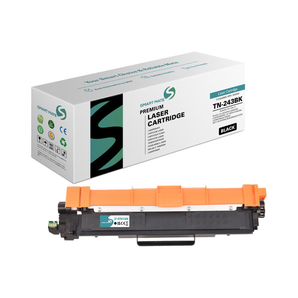 SmartMate cartouche laser rémanufacturée pour Brother TN-243BK Noir