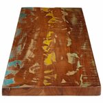 vidaXL Dessus de table 160x40x2 5cm rectangulaire bois massif récupéré