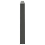 vidaXL Pieds de table à manger en forme de V 3 pièces Anthracite 90 x (72-73 3) cm Acier
