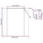 vidaXL Stores et Rideaux de fenêtre Autre Marron Clair Bambou